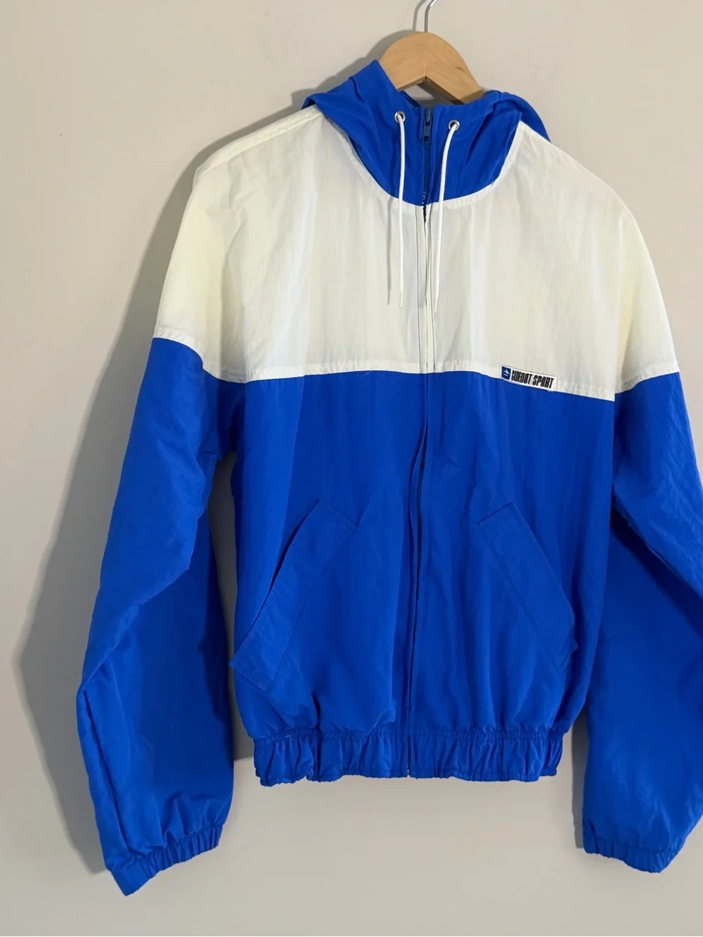 Vintage Sideout Sport Nylon Windbreaker Track Suit Set Jacket M Pant S Retro